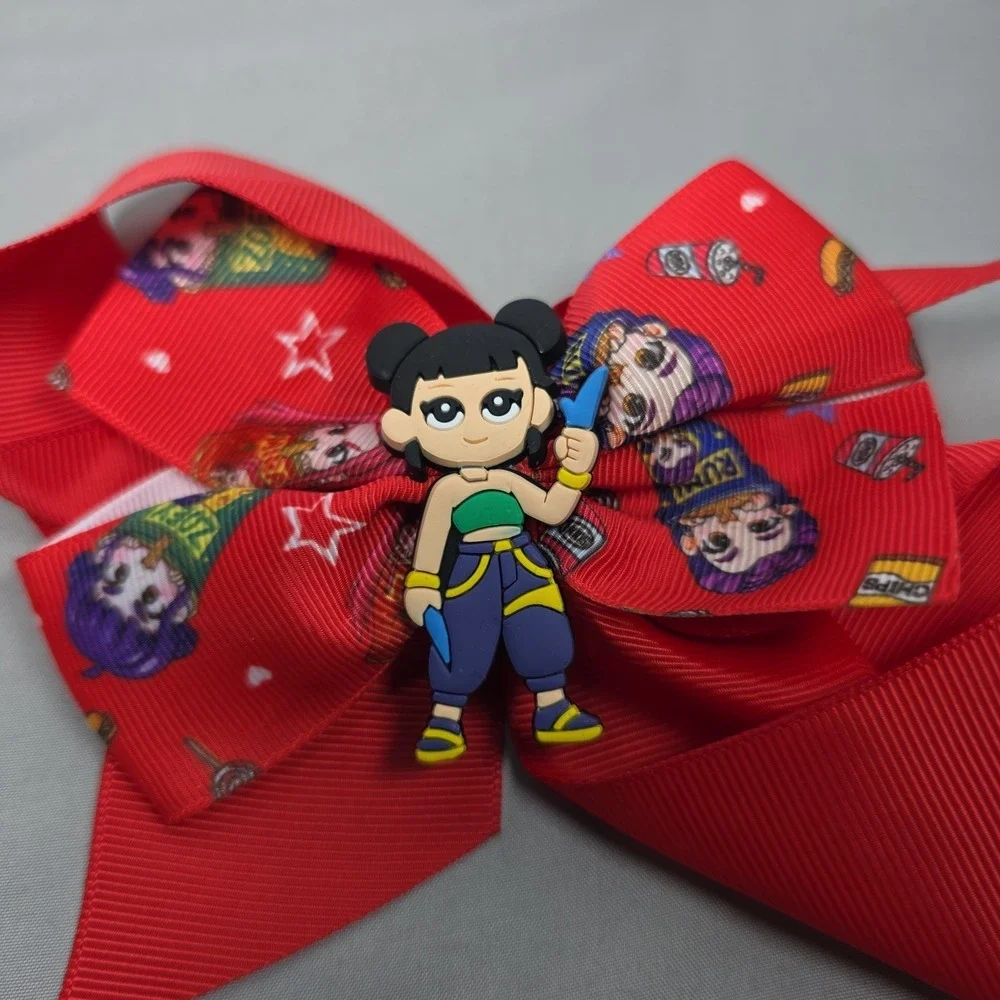 Kpop Demon Hunters Huntrix Inspired Hair Ribbon Bow NEW